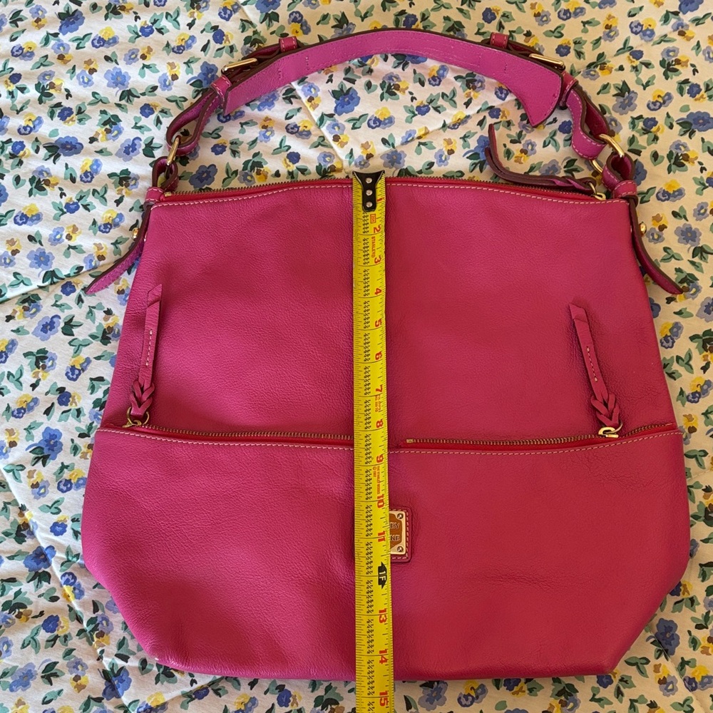 Genuine Dooney & Bourke Pink Leather Shoulder Bag